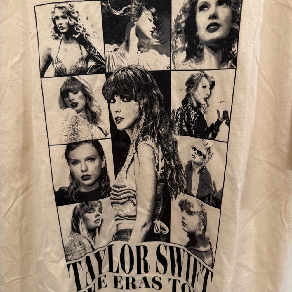 Taylor Swift Graphic Cream Women's Top (authentic official tour merch)